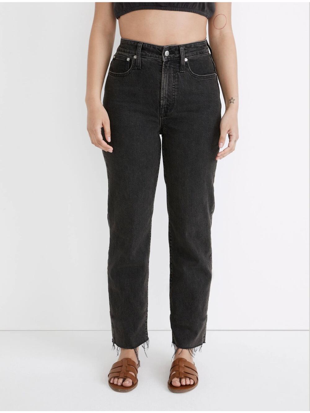 Madewell Women's Lunar Wash Curvy Perfect vintage Straight Leg Jeans Size 28